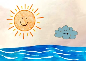 Солнце и туча