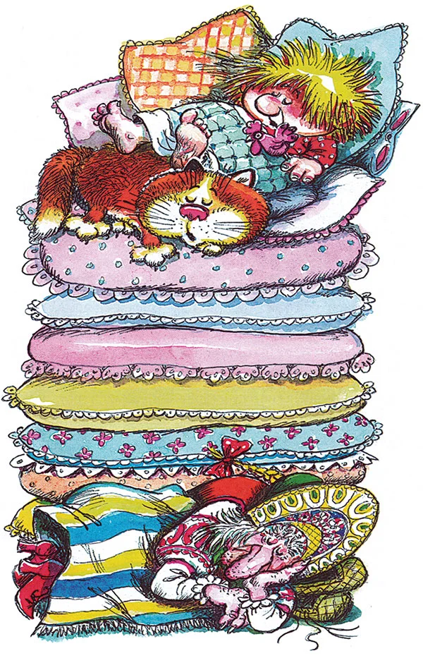 Кузька спит