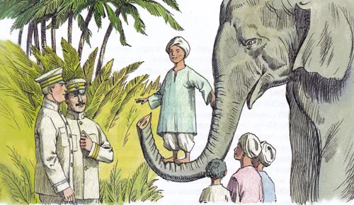 Слон и мальчик