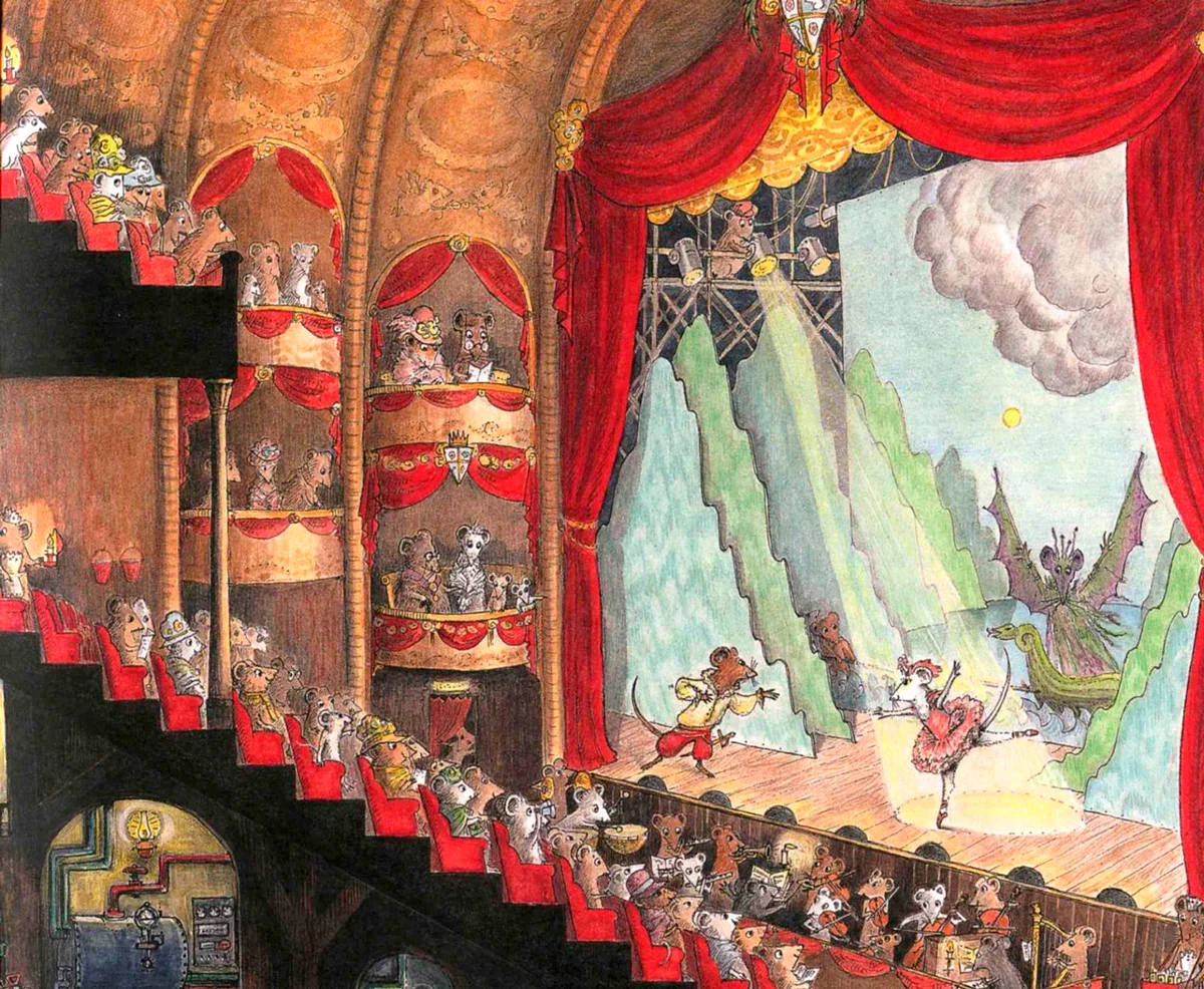 Ангелина балерина на сцене