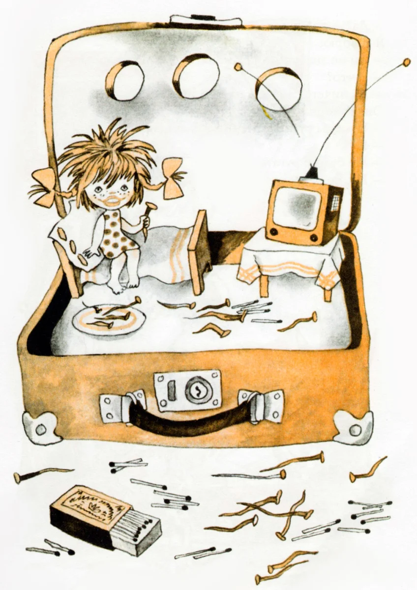 Фенька живет в чемодане