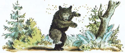 Медведь и пчелы