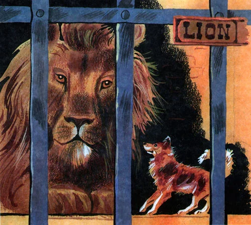 Лев и собачка - картинка 1