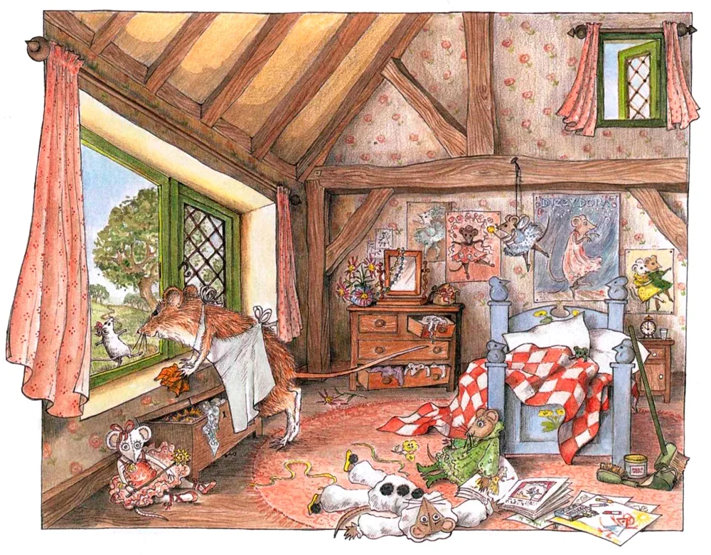 Ангелина танцует во дворе