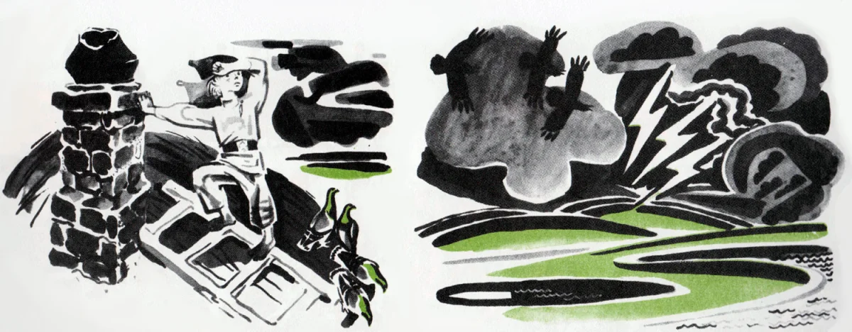 Мальчиш-кибальчиш на крыше