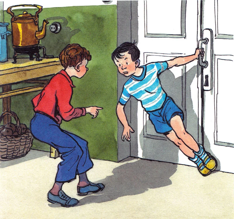 Володя и Вадик спрятались на кухне