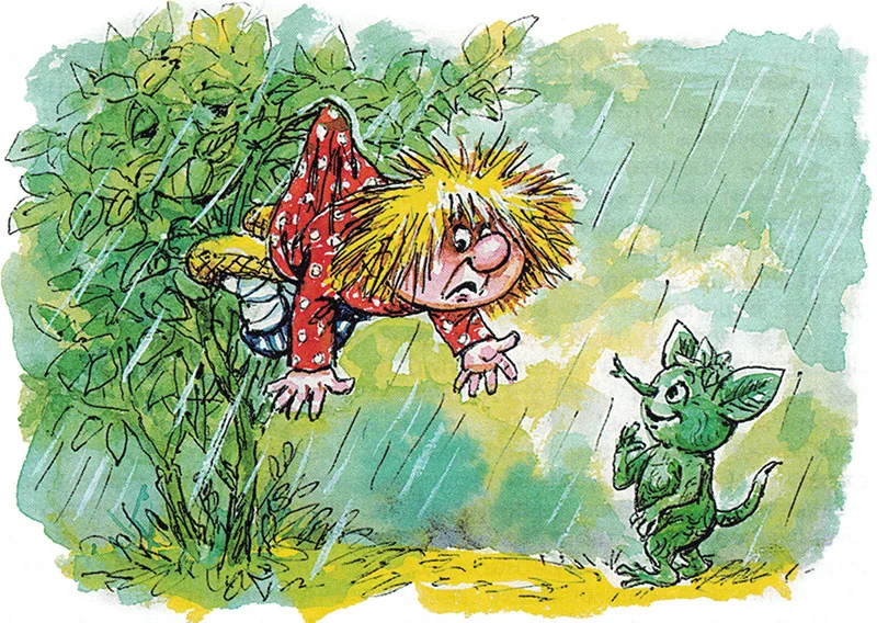 Кузька висит на кусте