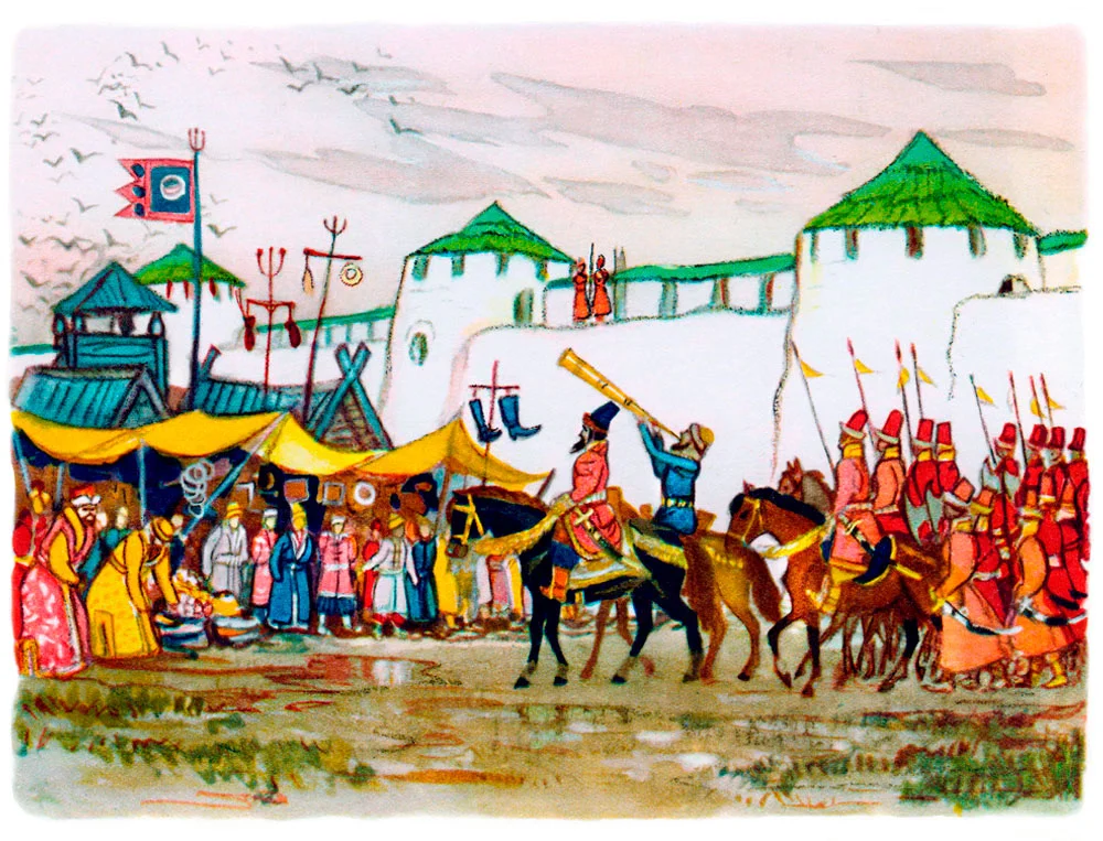 Городничей на коне