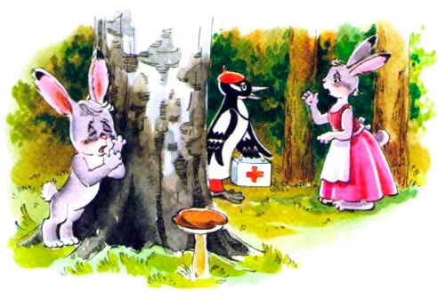 У зайчика болит зуб