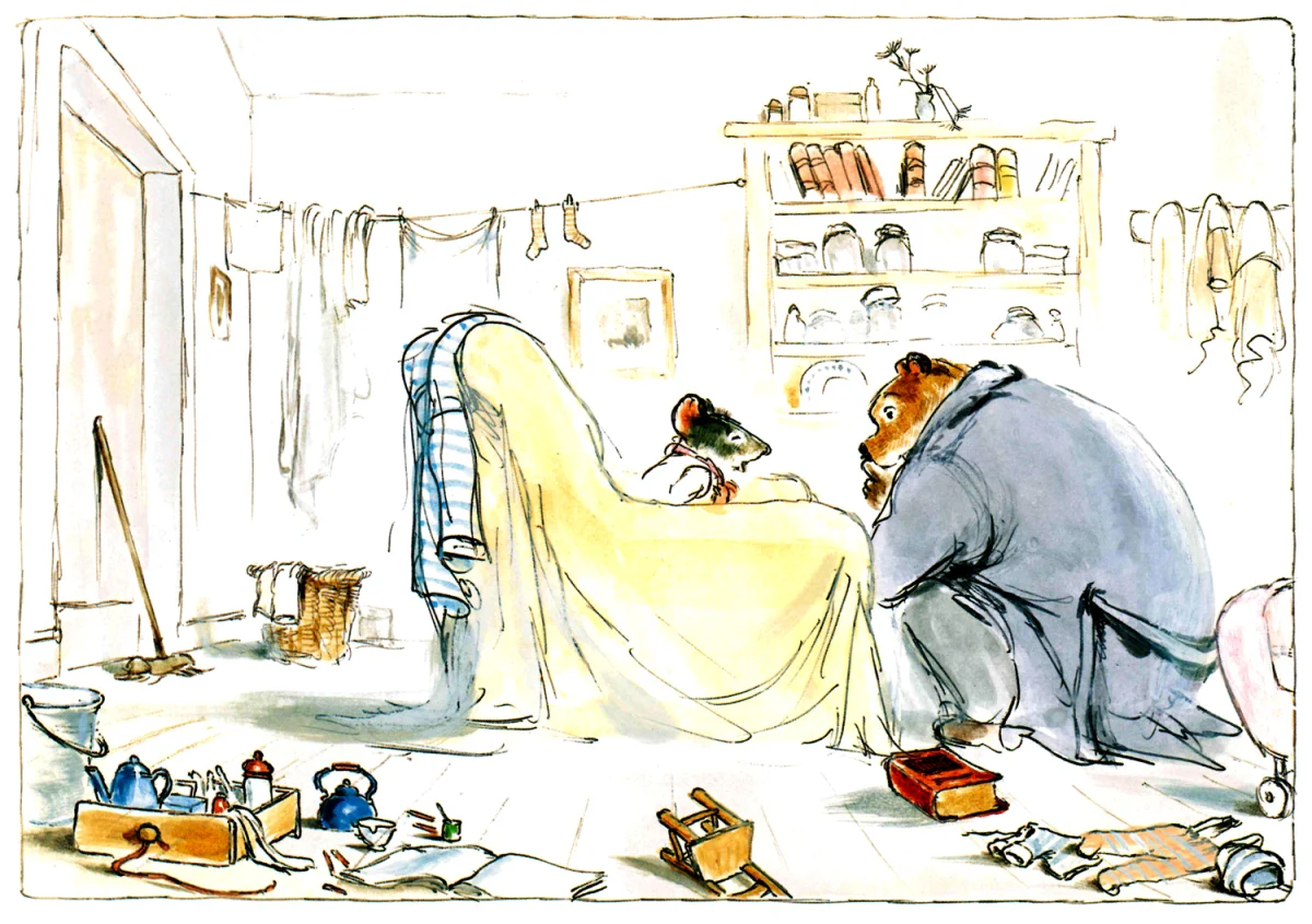 Мышка в кресле