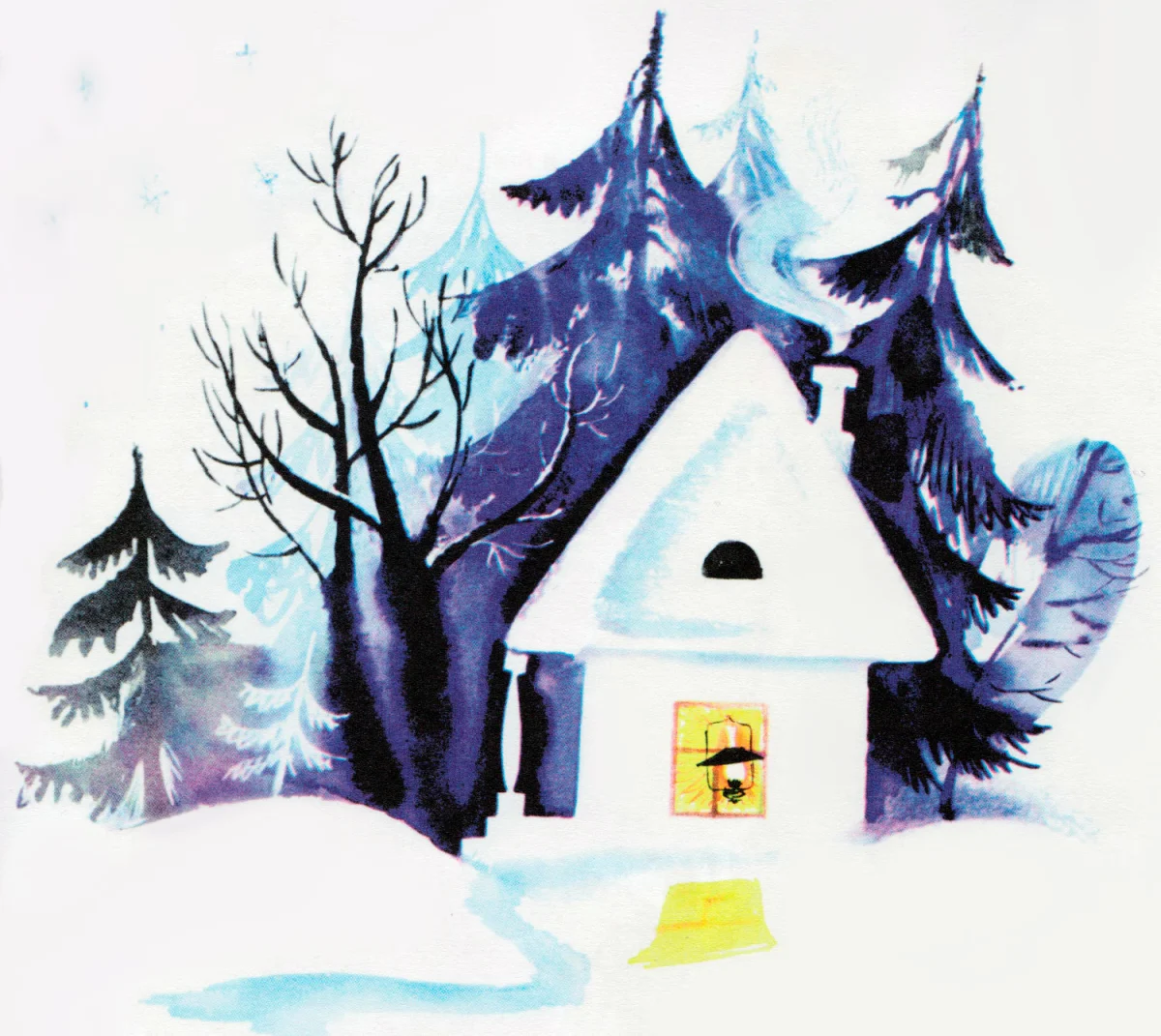 Домик в снегу