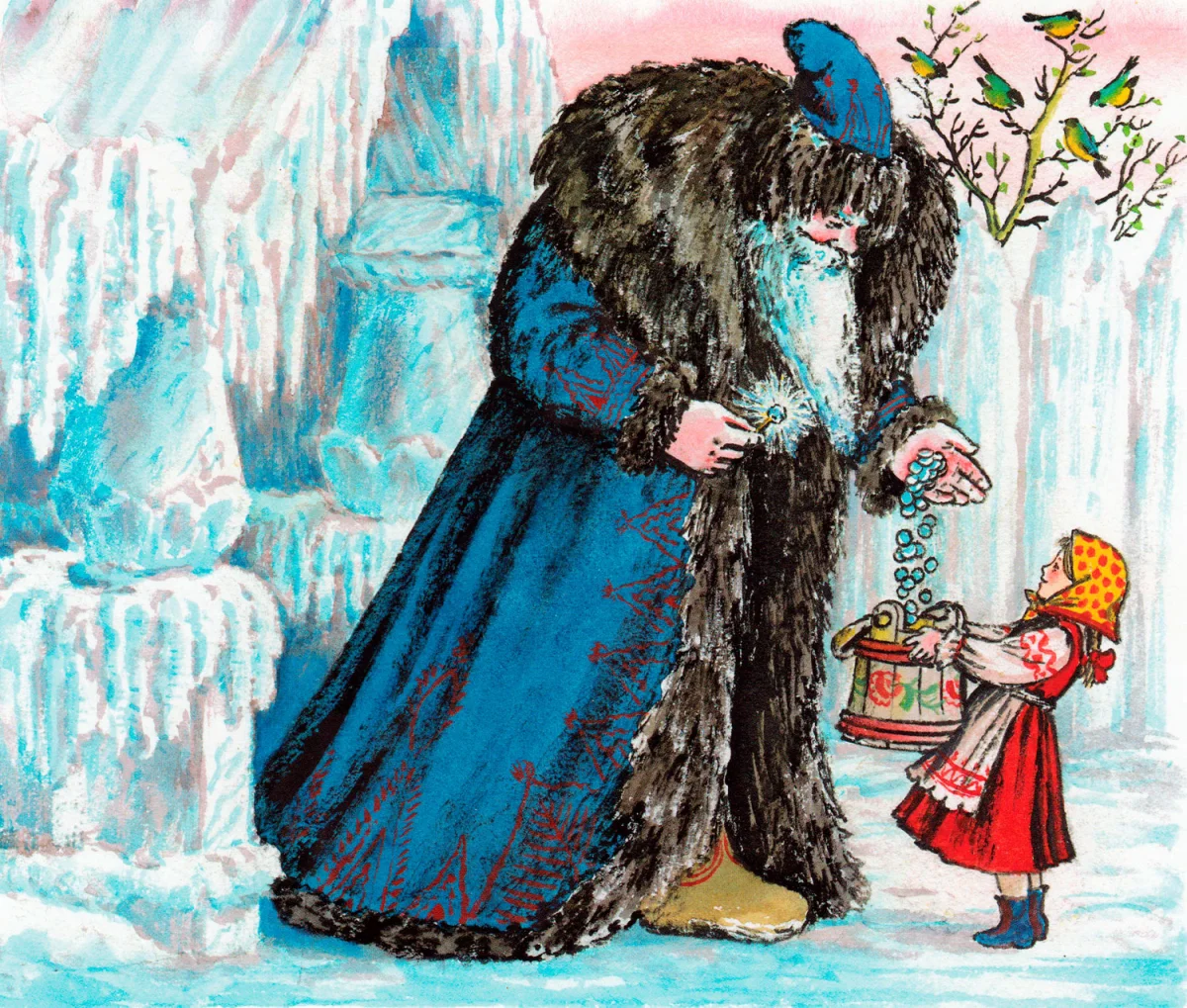 Мороз Иванович дарит серебряные пятачки