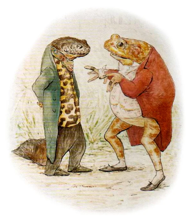 Лягушонок и тритон