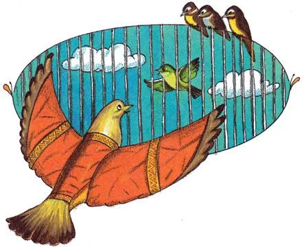 Чиж и голубь