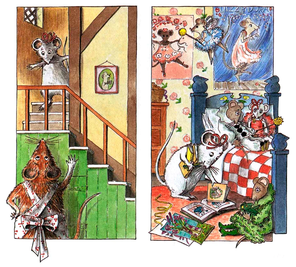 Ангелина помогает маме