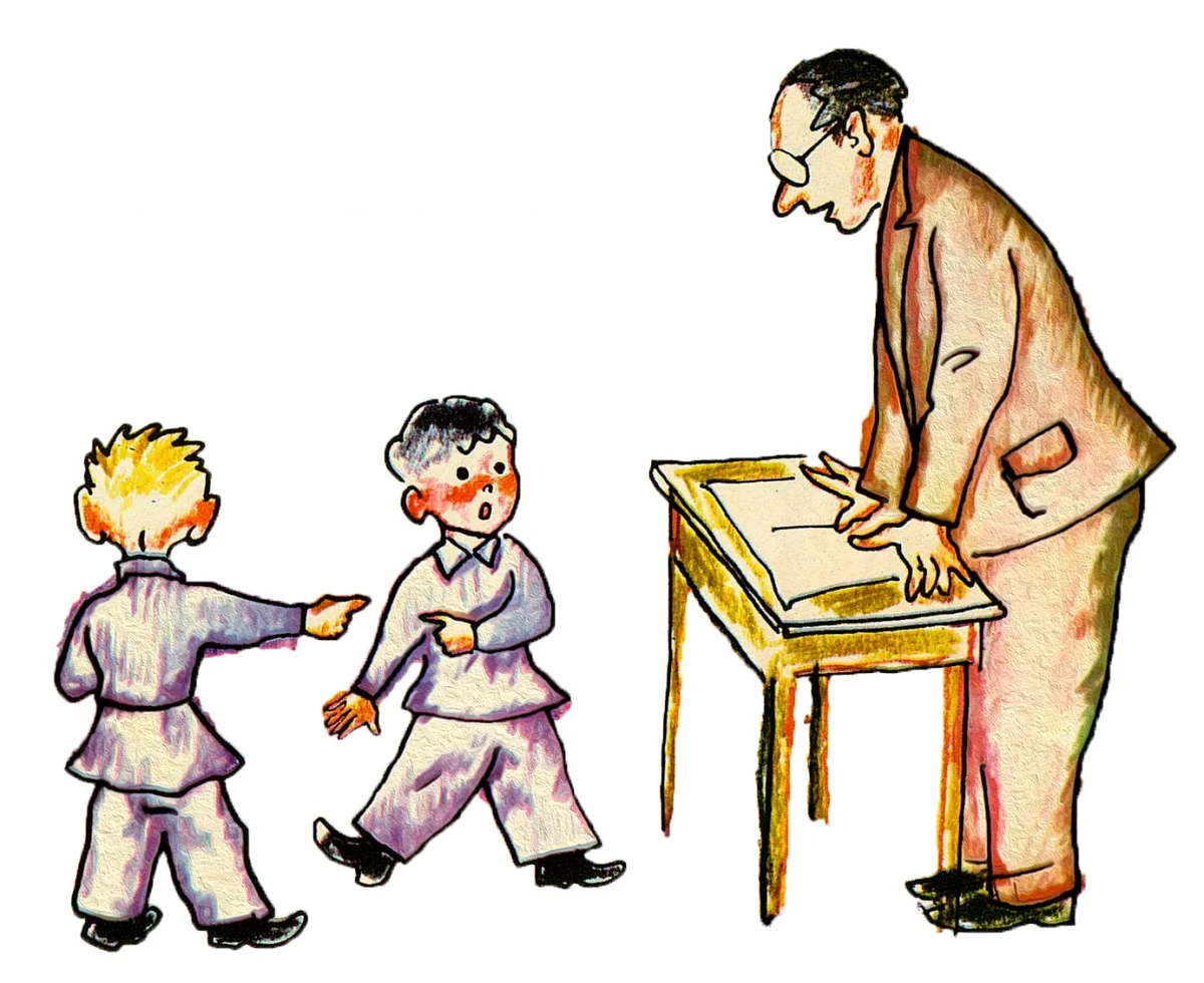 Учитель и два мальчика