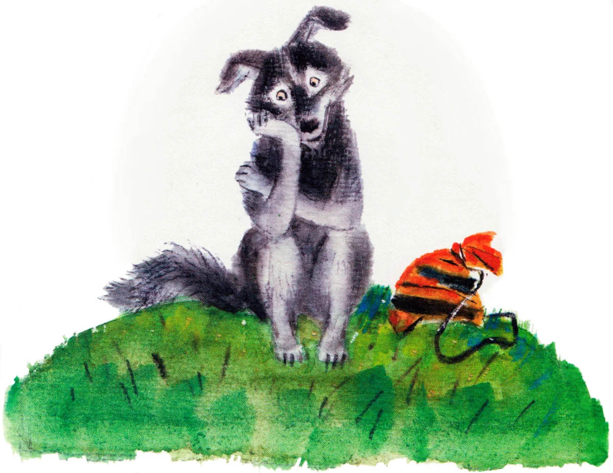 Собака скучает