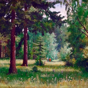 В лесу летом