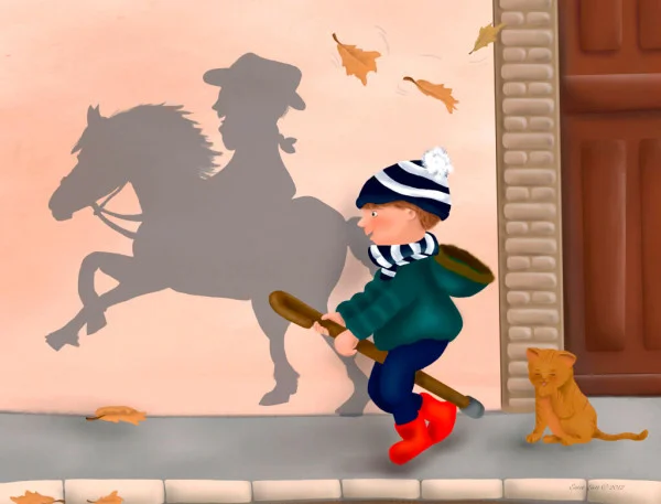 Как один мальчик играл с палкой