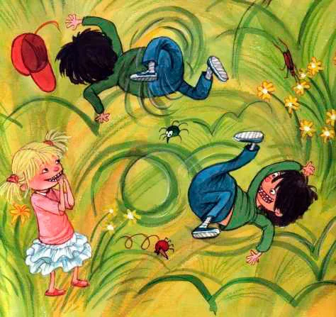 Дети дурачатся