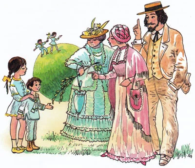 Взрослые ругают детей