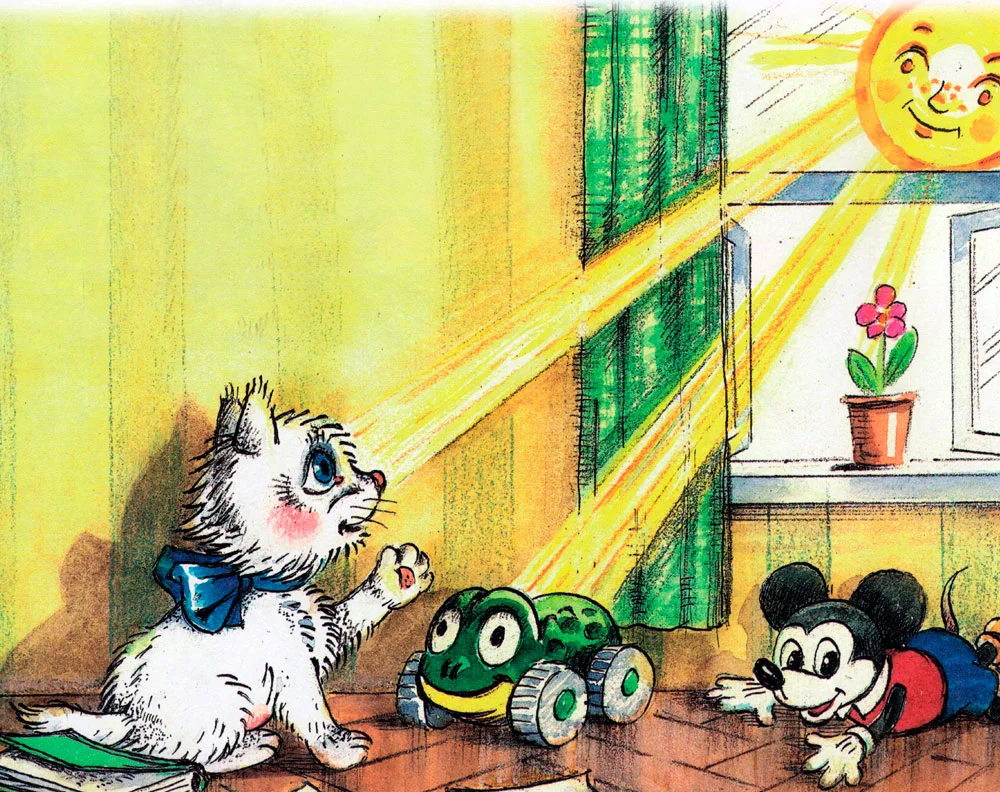 Котенок у окошка