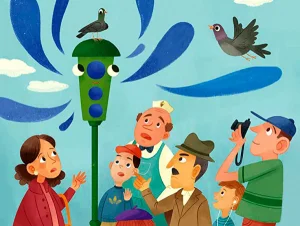 Голубой светофор