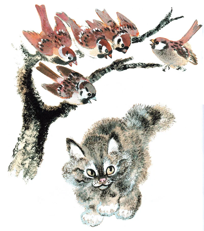 Воробьи кричат на Тюпу