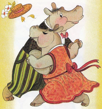 Гиппопотамы танцуют вальс