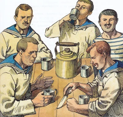 Моряки за столом