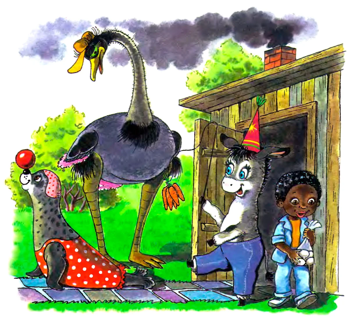 Сэлли с мячиком