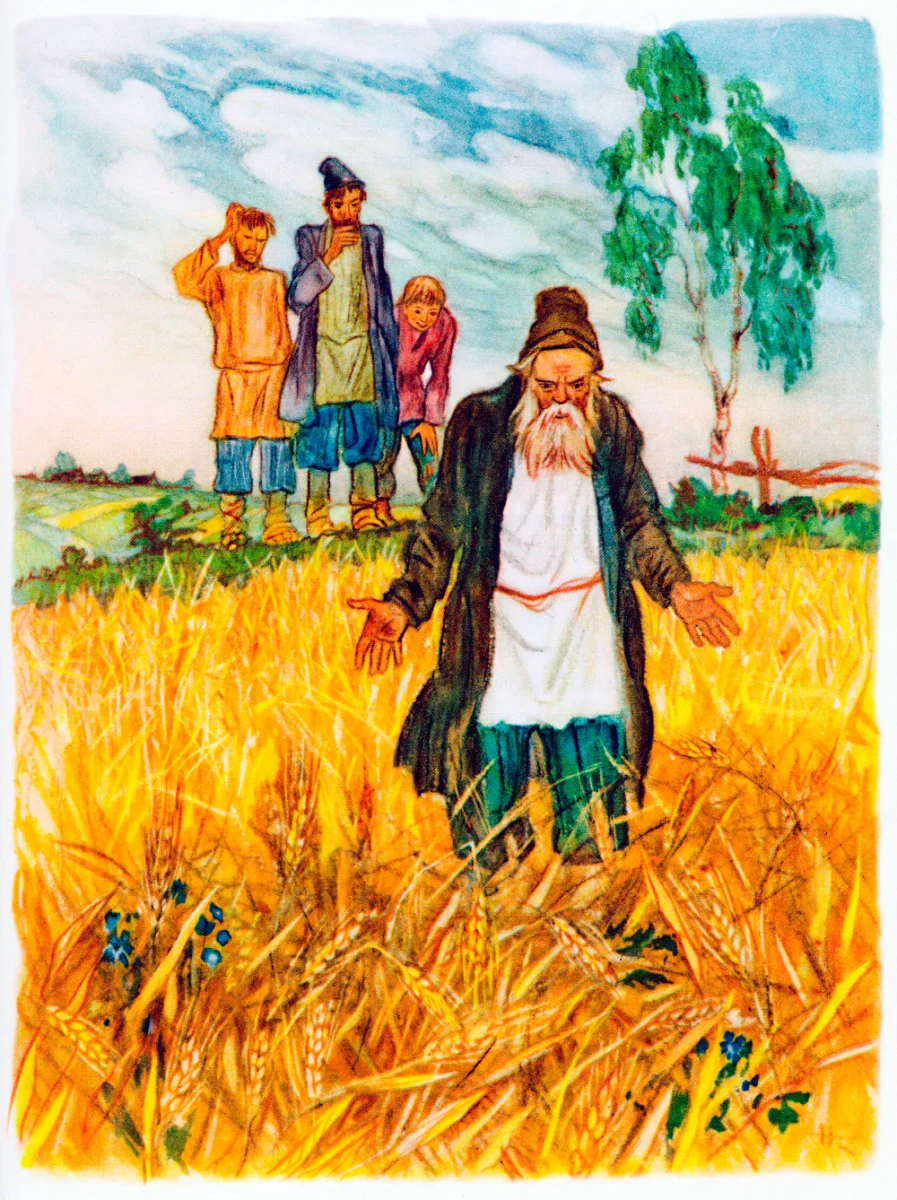 Кто-то топчет пшеницу