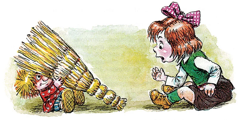 Домовенок Кузя и девочка