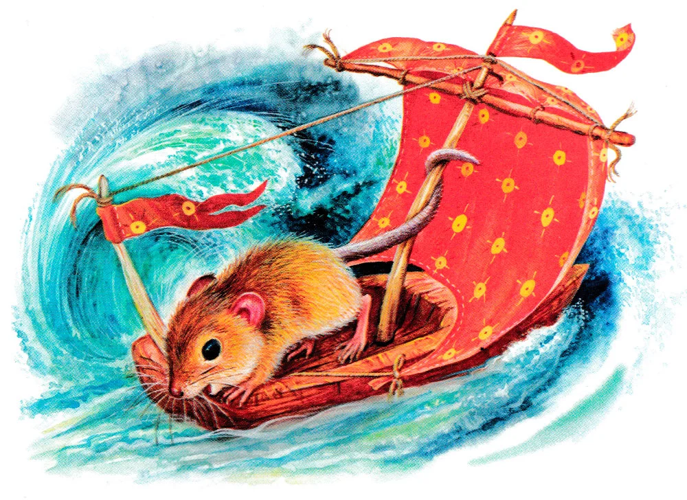 Мышонок на кораблике