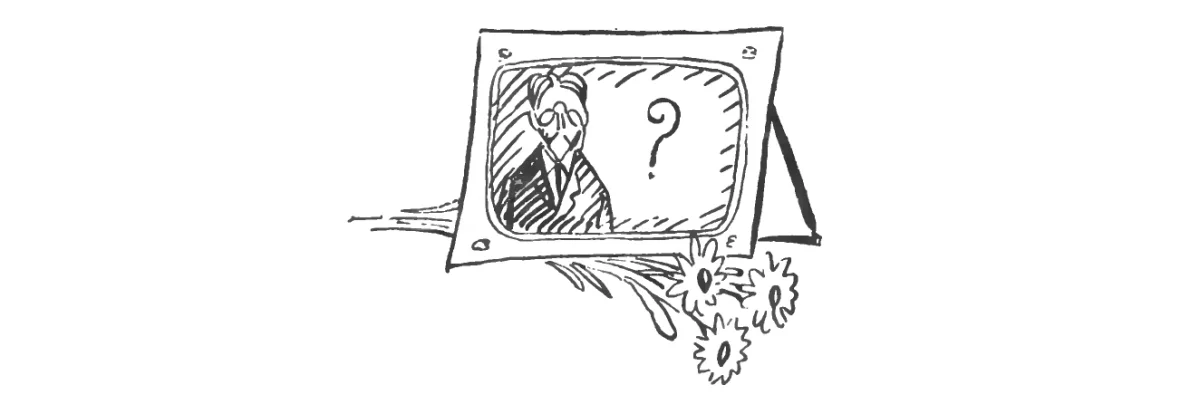 Фото в рамке и цветы