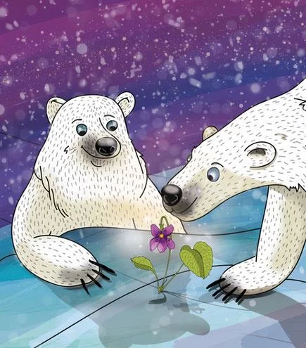 Фиалка на Северном полюсе