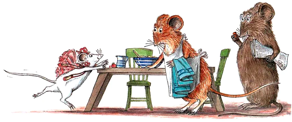 Ангелина прибежала к маме с папой