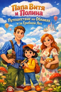 Папа Витя и Полина: Путешествие на Облаках и за Грибной Лес