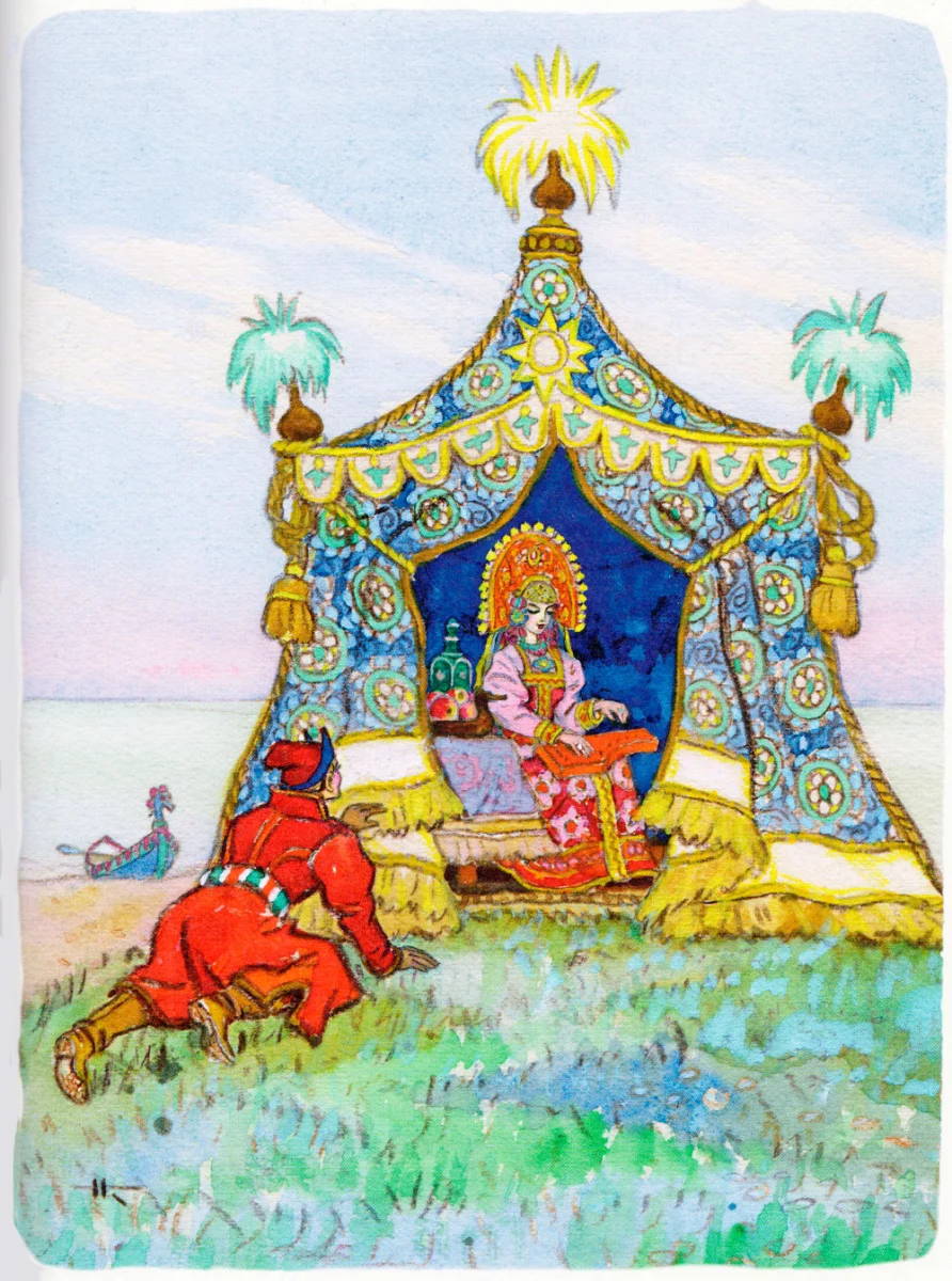 Царь-девица в шатре