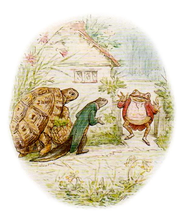 Лягушонок встречает друзей