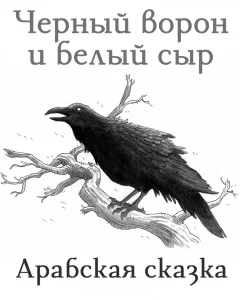 Черный ворон и белый сыр