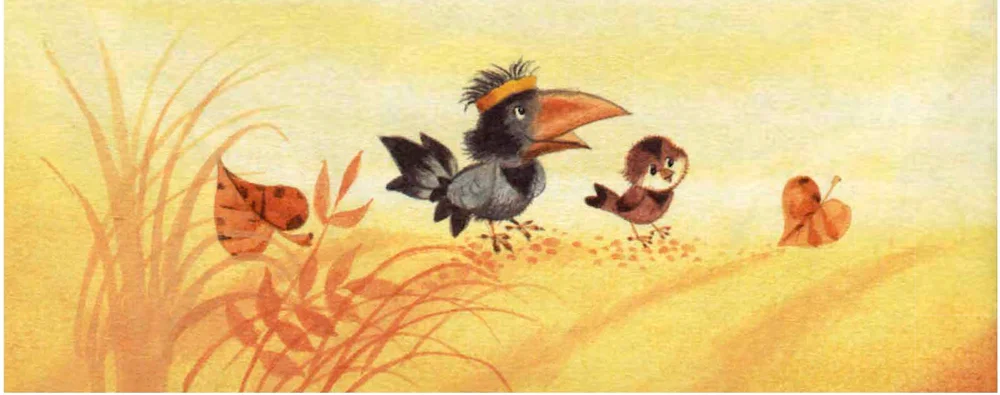 Ворона и воробей