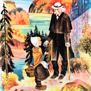 Корзина с еловыми шишками