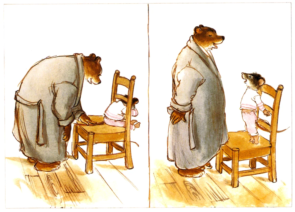 Мышка на стульчике