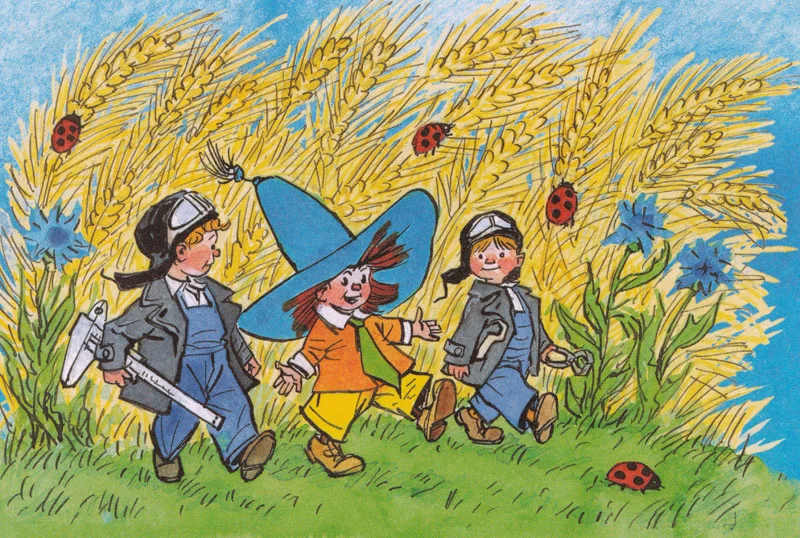 Винтик, Шпунтик и Незнайка