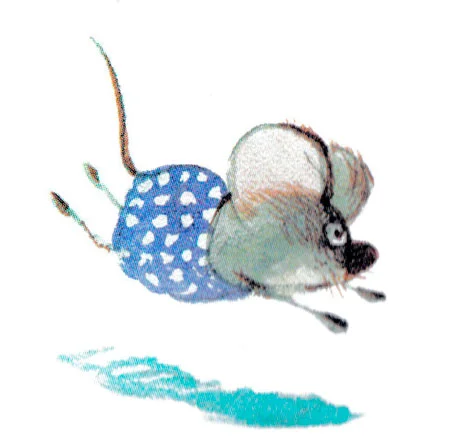 Мышонок убегает