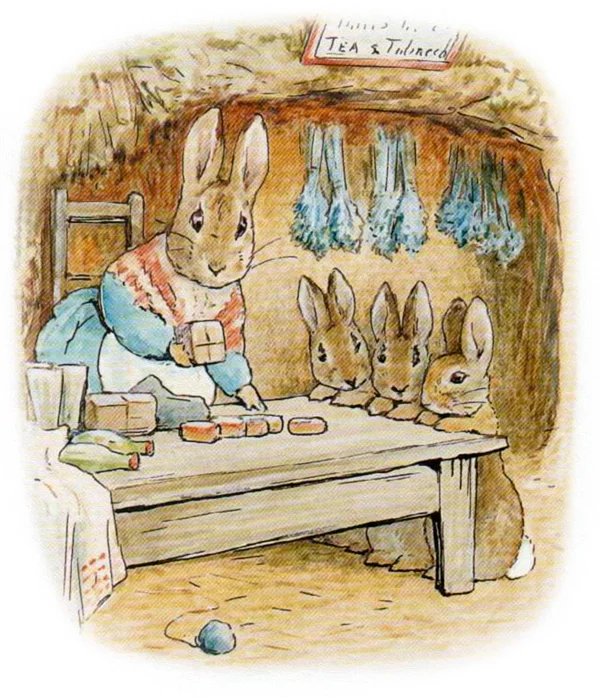 Крольчиха с кроликами