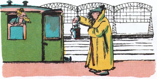 Рассеянный спрашивает у прохожих