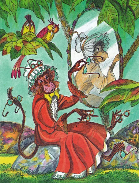 Мартышка и очки