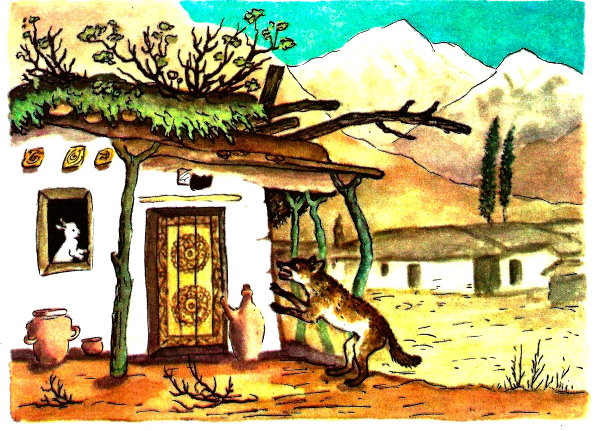 Шакал у козлят